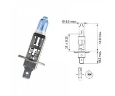 Philips Lemputė 55W 12V P14,5s H1 WhiteVision+60%