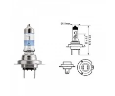 Philips Lemputė 55W 12V PX26d H7 RacingVision GT200+200%