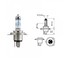 Philips Lemputė 60/55W 12V P43t H4 X-TREMEVISION Pro150+150% BLISTERIS