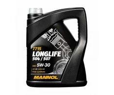 Mannol Alyva Longlife 5W/30 sintetinė varikliams 5 L