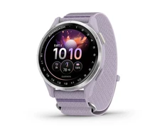 Išmanusis laikrodis Garmin Approach® J1, sidabrinis aliumininis korpusas su alyvos spalvos „ComfortFit“ medžiaginiu dirželiu | 010-03898-10