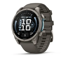 Išmanusis laikrodis Garmin fēnix® 9 – 47mm, Titanas su akmenėlių pilkos spalvos silikoniniu dirželiu | 010-04762-01