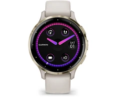 Išmanusis laikrodis Garmin Venu® 3S, Šviesaus aukso spalvos nerūdijančiojo plieno apvadas su dramblio kaulo spalvos korpusu ir silikoniniu dirželiu