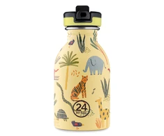 24Bottles 24 Bottles - Kids Collection - Urban Bottle 250 ml w. Sports Lid - Jungle Friends (24B933)