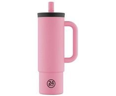 24Bottles - Šiaudinis puodelis - Flamingo - 800 ml