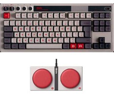 8BitDo Retro belaidė mechaninė klaviatūra (Hot-Swap) (Kailh Box Baltas switch, UK) - (N Edition)