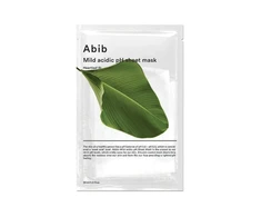 Abib - Švelniai rūgštinė pH lakštinė kaukė „Heartleaf Fit“ - 27 ml