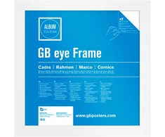 Abysse Album &amp; Vinyl Frame - Baltas