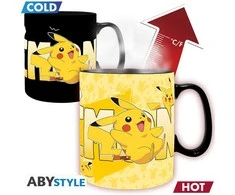 Abysse Pokemon puodelis su karščio pokyčiu – Pikachu – 460 ml
