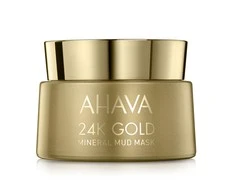 AHAVA 24K Gold Mineral Mud Mask aukso mineralinė purvo kaukė, 50 ml