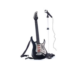 Music Muzika - Elektrinė gitara su mikrofonu ir stovu (501073)