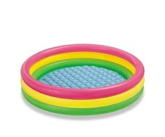 Amo Toys Intex Sunset Pripučiamas baseinas, 147x33cm, 3 žiedai