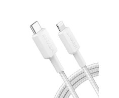 Kabelis USB Anker Lightning - USB-C 1.8 m Baltas (A81B6G21)