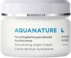 Annemarie Borlind Aquanature Rehydrating Night Kreminis, 50 ml