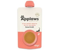 Applaws – Kaulų sultinys su lašiša – 85 g – Katėms