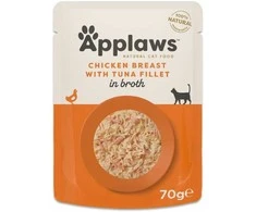 „Applaws“ vištienos krūtinėlė su tuno filė sultinyje, 70 g