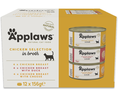Applaws - Vištienos rinkinys sultinyje - 12 x 156 g