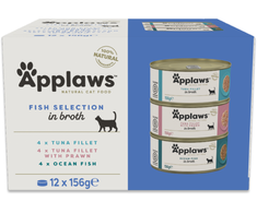 Applaws - Žuvų rinkinys sultinyje - 12 x 156 g