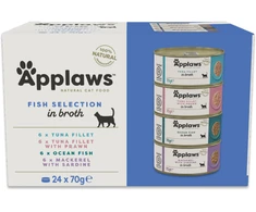 Applaws - Multipack Žuvies sultinio pasirinkimas - 24x70g