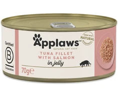 Applaws – Šlapias kačių maistas 70 g – Lašiša tunas želė (171-049)