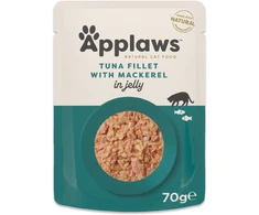 Applaws – Šlapias kačių maistas 70 g Želė maišelis – Tuno skumbrė (178-275)