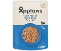 Applaws - Tuno filė su krabais sultinyje - 70g