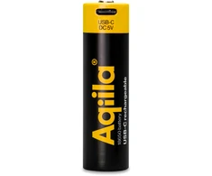 „Aqiila“ – įkraunama USB-C baterija – dydis 18650 – 2000 mAh – 1 pakuotė
