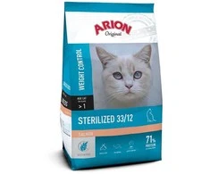 Arion – Kačių maistas – Originalus, sterilizuotas katėms – Lašiša – 2 Kg (105866)