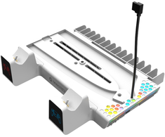„Oniverse“ daugiafunkcis „PS5 Nexus 5“ stovas, skirtas „PS5“ – baltas