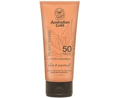 Australian Gold Plant Based apsaugos nuo saulės veido losjonas SPF 50 Face, 88 ml