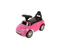 BabyTrold - Fiat 500 - Vairuotojas-vairuotojas - rožinis (20-42FI-P)