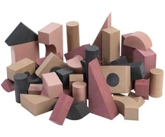 BabyTrold – putplasčio statybiniai blokeliai – Dusty Rose (18-49DR)