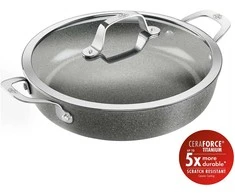 BALLARINI SALINA CERAMIC Keptuvė 2H su dangteliu 28 cm
