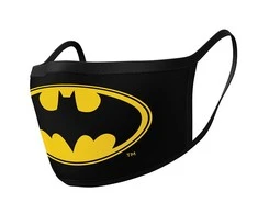 Licenced Batman (Logo) apsauginė veido kaukė 2vnt