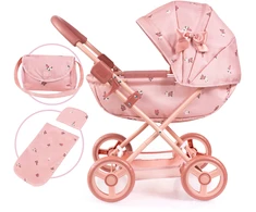 Bayer Design Bayer - Lėlių vežimėlis „Cosy“ – rožinis/auksinis (12726AA)