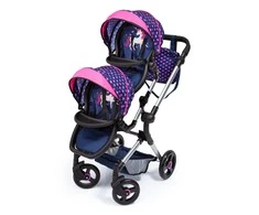 Bayer Design Bayer - Twin Pram - Neo - Violetinė (26254AA)