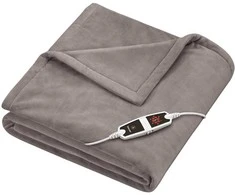 Beurer HD150NY heated throw pilkas-ruda 200x150 cm