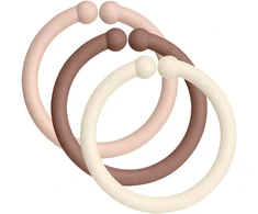 BIBS - Loops 12 PACK Blush/Woodchuck/Ivory - (900239)