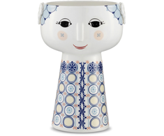 Bjørn Wiinblad - Eva Vaza - A18,5 cm - Mėlyna