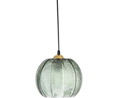 Pakabinamas šviestuvas Bloomingville - Adar Glass Pendel Ø22 cm - Žalia
