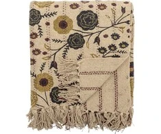 Bloomingville - Eydis Throw - Nature - Recycled Cotton
