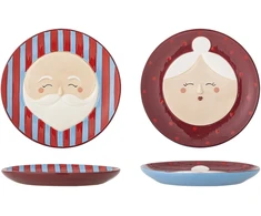 Bloomingville - Granny Plate - Raudona