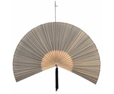 „Bloomingville“ – „Jaime“ sienos dekoracija, 145 x 72 cm – juoda „Karagumoy“