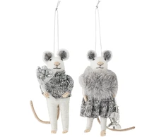 Bloomingville - Peo Ornament - Pilkas - Wool