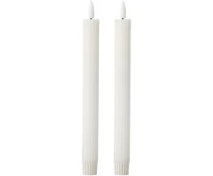 Bloomingville - Ponza LED Candle - Baltas