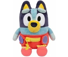 Bluey - meškiukas kūdikiams su sauskelnėmis, 25 cm (90334)