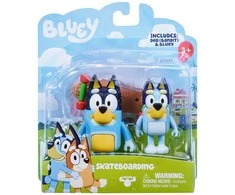 Bluey - S3 figūrėlių 2 vnt. pakuotė - riedlentei