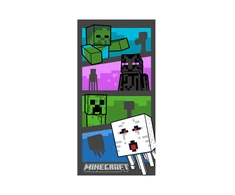 Brandmac Minecraft Nuotykių Laikas vonios rankšluostis, paplūdimio rankšluostis 70x140cm