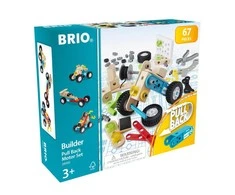 BRIO - Builder Pull Back variklių komplektas - 67 vienetai (34595)