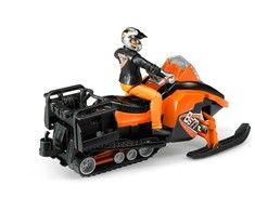 Bruder - sniego motociklas su vairuotoju ir priedais (63101)